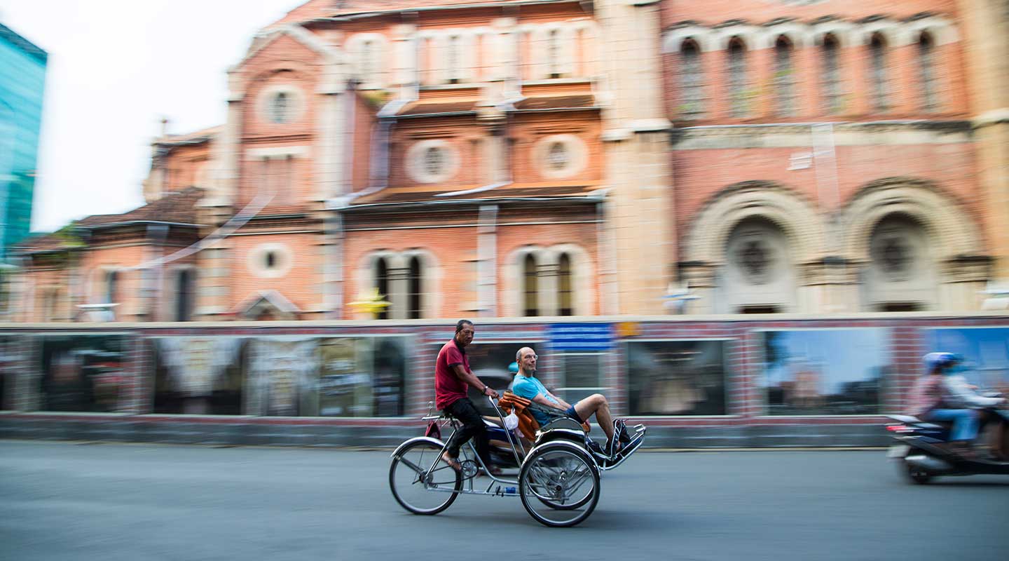 Cyclo in Ho Chi Minh City